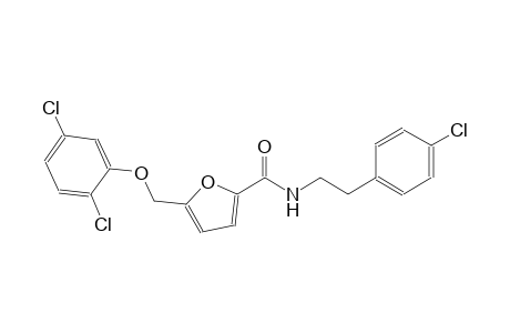 N-[2-(4-chlorophenyl)ethyl]-5-[(2,5-dichlorophenoxy)methyl]-2-furamide