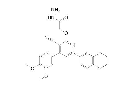[3-Cyano-4-(3,4-dimethoxy-phenyl)-6-(5,6,7,8-tetrahydronaphthalen-2-yl)-pyridin-2-yloxy]-acetic acid hydrazide