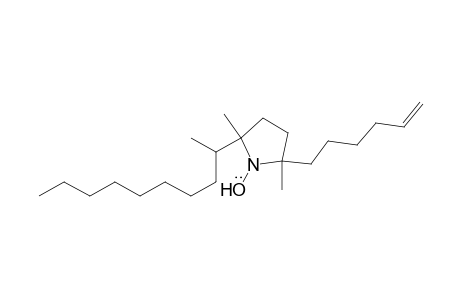 1-Pyrrolidinyloxy, 2-decyl-5-(5-hexenyl)-2,5-dimethyl-