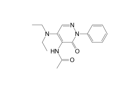 N-[5-(Diethylamino)-3-oxo-2-phenyl-2,3-dihydro-4-pyridazinyl]acetamide
