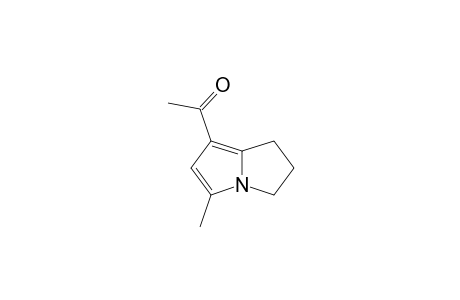 4-Acetyl-2-methyl-1-aza-bicyclo(3.3.0)octa-2,4-diene