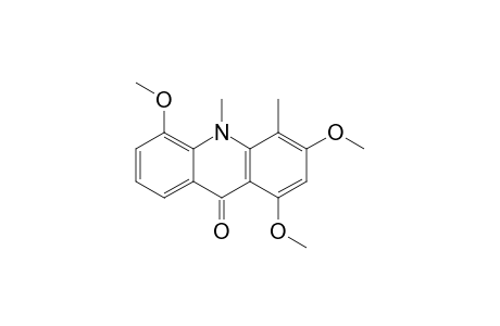 1,3,5-TRIMETHOXY-4,10-DIMETHYL-9(10H)-ACRIDINONE