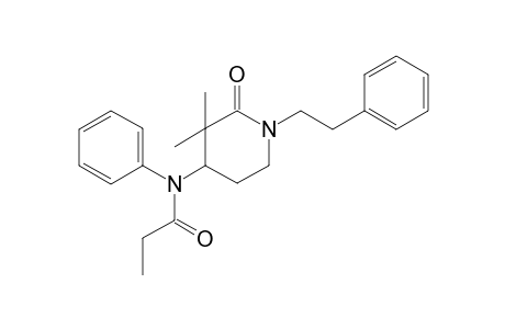 N-(2-keto-3,3-dimethyl-1-phenethyl-4-piperidyl)-N-phenyl-propionamide
