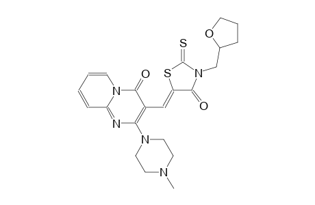 2-(4-methyl-1-piperazinyl)-3-{(Z)-[4-oxo-3-(tetrahydro-2-furanylmethyl)-2-thioxo-1,3-thiazolidin-5-ylidene]methyl}-4H-pyrido[1,2-a]pyrimidin-4-one