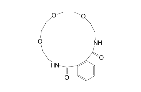 3,15-diaza-6,9,12-trioxa-bicyclo[15.4.0]heneicos-18,20,1(17)-trien-2,16-dione