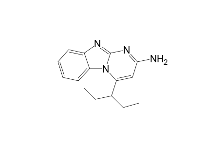 4-(1-Ethylpropyl)pyrimido[1,2-a]benzimidazol-2-amine