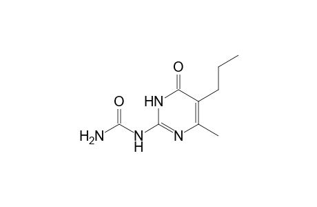 6-Methyl-5-propyl-2-ureido-4(3H)-pyrimidine