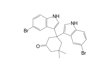 3,3-Bis(5-bromo-1H-indol-3-yl)-5,5-dimethylcyclohexanone
