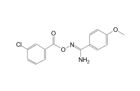 benzenecarboximidamide, N'-[(3-chlorobenzoyl)oxy]-4-methoxy-