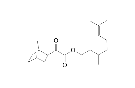3,7-Dimethyl-6-octenyl(bicyclo[2.2.1]hept-2-yl)oxoacetate