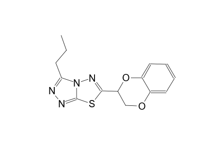 6-(2,3-dihydro-1,4-benzodioxin-2-yl)-3-propyl[1,2,4]triazolo[3,4-b][1,3,4]thiadiazole