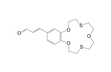 3-(8,14-Dithiabenzo-15-crown-5)prop-2-en-1-al