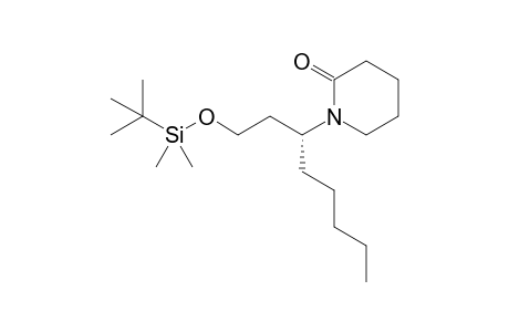 1-[(1R)-1-(2-{[tert-butyl(dimethyl)silyl]oxy}ethylhexyl]-2-piperidinone