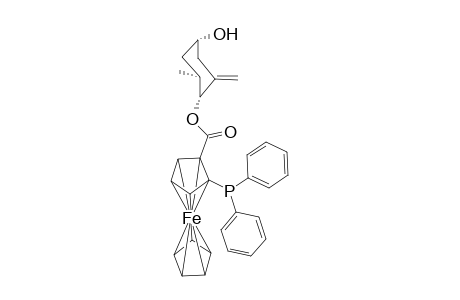 Rac-(1R,2S,4S)-4-hydroxy-2-methyl-6-methylene cyclohexyl (Sp)-2-(diphenylphosphanyl) ferrocenecarboxylate