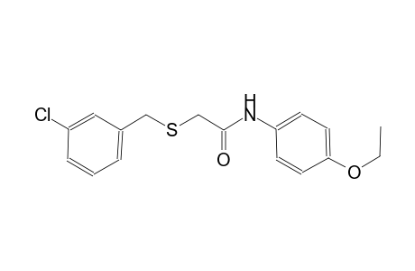 acetamide, 2-[[(3-chlorophenyl)methyl]thio]-N-(4-ethoxyphenyl)-