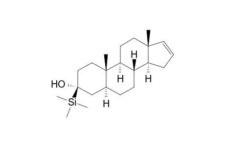 Monotrimethylsilyl 3.alpha.-hydroxy-5.alpha.-androst-16-ene