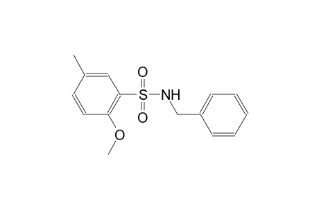 benzenesulfonamide, 2-methoxy-5-methyl-N-(phenylmethyl)-