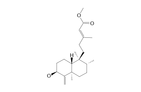 3-HYDROXYClERODA-4(18),13-DIEN-15-OATE