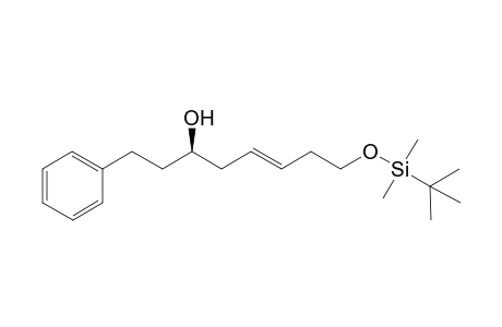 (E)-(R)-8-(tert-Butyl-dimethyl-silanyloxy)-1-phenyl-oct-5-en-3-ol