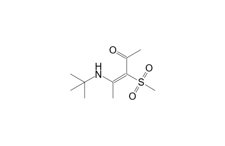 4-[N-(1',1'-Dimethylethyl)amino]-3-(methylsulfonyl)-3-penten-2-one