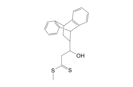 Methyl Dibenzo[b,h]bicyclo[2.2.2]octane-10-.beta.-hydroxypropanedithioester