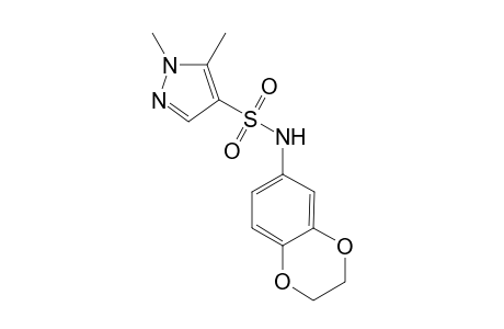 1H-Pyrazole-4-sulfonic acid, 1,5-dimethyl-, (2,3-dihydrobenzo[1,4]dioxin-6-yl)amide
