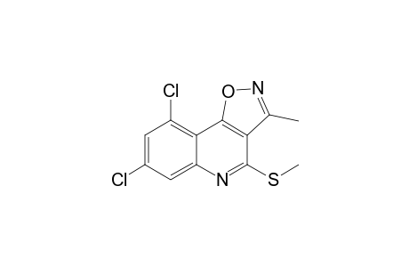 7,9-Dichloro-3-methyl-4-methylsulfanylisoxazolo[4,5-c]quinoline