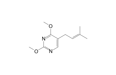 2,4-Dimethoxy-5-(3-methylbut-2-en-1-yl)pyrimidine
