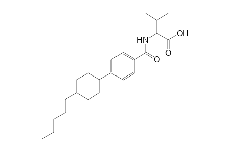 valine, N-[4-(4-pentylcyclohexyl)benzoyl]-