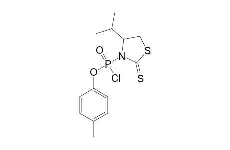 4-METHYLPHENYL-[(S)-4-ISOPROPYLTHIAZOLIDINE-2-THIONE]-PHOSPHOROCHLORIDATE;MAJOR_DIASTEREOMER