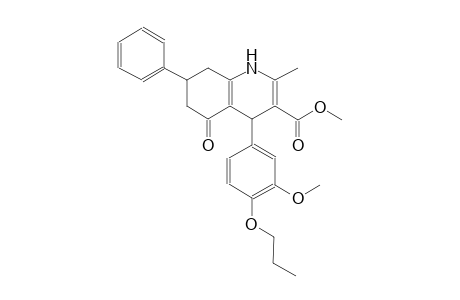 3-quinolinecarboxylic acid, 1,4,5,6,7,8-hexahydro-4-(3-methoxy-4-propoxyphenyl)-2-methyl-5-oxo-7-phenyl-, methyl ester
