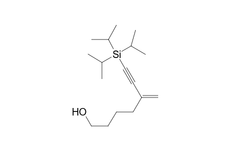 5-Methylene-7-(triisopropylsilyl)hept-6-yn-1-ol