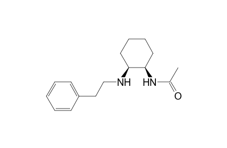 Acetamide, N-[2-[(2-phenylethyl)amino]cyclohexyl]-, cis-