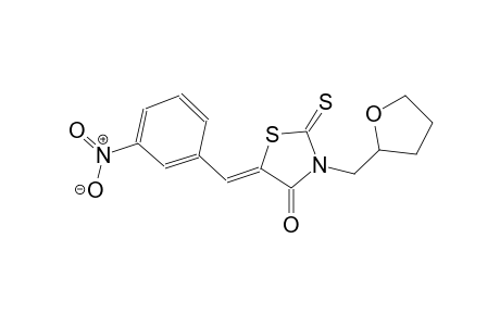 4-thiazolidinone, 5-[(3-nitrophenyl)methylene]-3-[(tetrahydro-2-furanyl)methyl]-2-thioxo-, (5Z)-