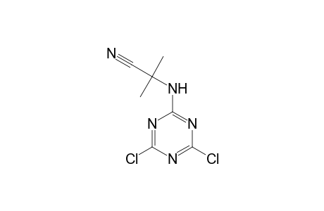 Propanenitrile, 2-[(4,6-dichloro-1,3,5-triazin-2-yl)amino]-2-methyl-,