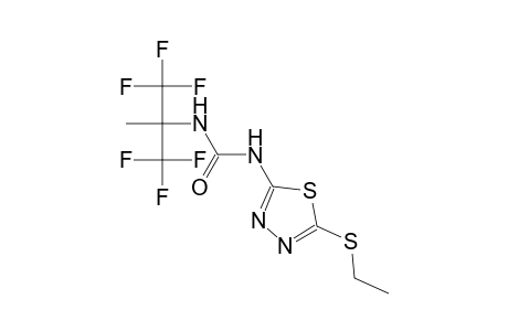 N-[5-(ethylsulfanyl)-1,3,4-thiadiazol-2-yl]-N'-[2,2,2-trifluoro-1-methyl-1-(trifluoromethyl)ethyl]urea
