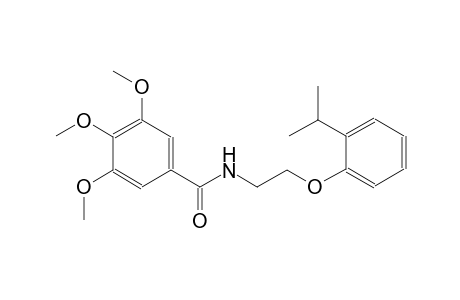 benzamide, 3,4,5-trimethoxy-N-[2-[2-(1-methylethyl)phenoxy]ethyl]-
