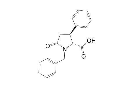 (2R,3S)-1-Benzyl-3-phenylpyroglutamic acid
