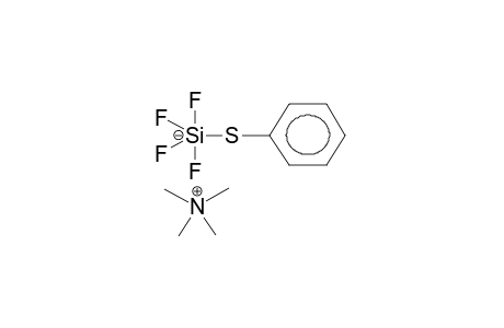 TETRAMETHYLAMMONIUM PHENYLTHIOTETRAFLUOROSILICATE