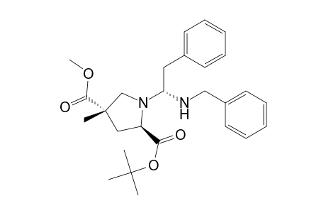 (2R,4S)-1-[(R)-1-Benzylamino-2-phenethyl]-2-tert-butoxycarbonyl-4-methoxycarbonyl-4-methylpyrrolidine