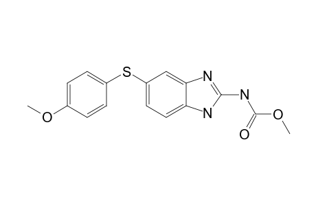 METHYL-5-(PARA-METHOXYPHENYLTHIO)-2-BENZIMIDAZOLECARBAMATE