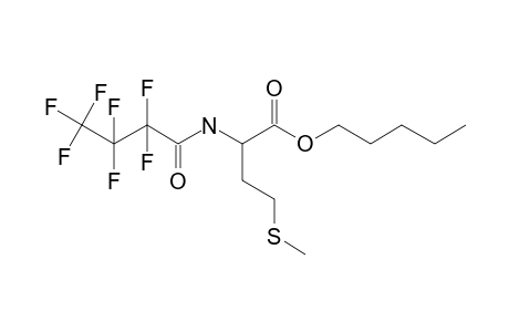 L-Methionine, N-heptafluorobutyryl-, pentyl ester