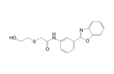 acetamide, N-[3-(2-benzoxazolyl)phenyl]-2-[(2-hydroxyethyl)thio]-