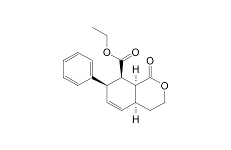 Ethyl (4aS*,7R*,8R*,8aS*)-7-phenyl-1-oxo-3,4,4a,7,8,8a-hexahydro-1H-isochromene-8-carboxylate