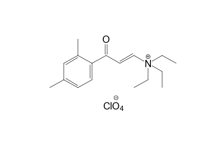 trans-[3-oxo-3-(2,4-xylyl)propenyl]triethylammonium perchlorate