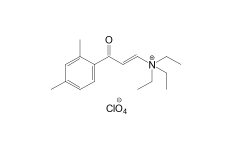 trans-[3-oxo-3-(2,4-xylyl)propenyl]triethylammonium perchlorate