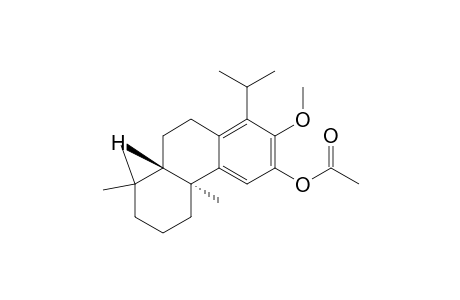 3-Phenanthrenol, 4b,5,6,7,8,8a,9,10-octahydro-2-methoxy-4b,8,8-trimethyl-1-(1-methylethyl)-, acetate, (4bS-trans)-