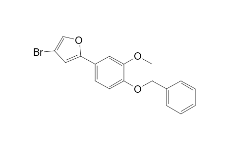 3-Bromo-5-(4-benzyloxy-3-methoxyphenyl)furan