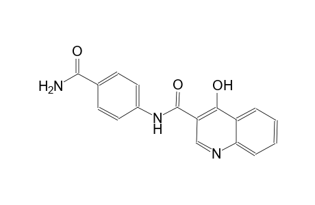 3-quinolinecarboxamide, N-[4-(aminocarbonyl)phenyl]-4-hydroxy-