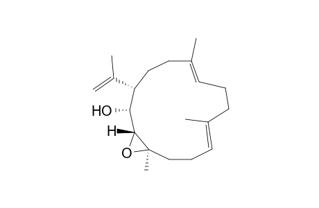 15-oxabicyclo[12.1.0]pentadeca-6,10-dien-2-ol, 6,10,14-trimethyl-3-(1-methylethenyl)-, (1R*,2R*,3S*,6E,10E,14R*)-(+-)-